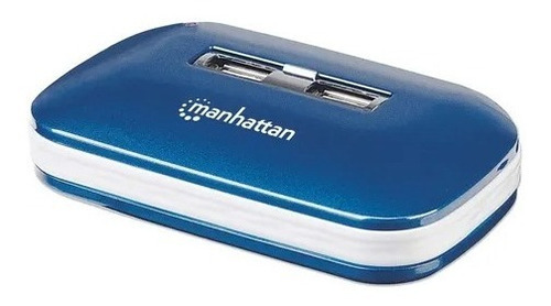 Concentrador Usb 2.0 Manhattan 161039 Hub 7 Puertos Alimenta