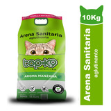 Arena Antibacterial Aglutinante Topk9 Aroma Manzana 10kg. Np