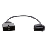 Adaptador Conector De Cable 12 Pin Obd1 A 16 Pin De Coche