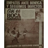 Así Es Boca 684 Boca 1 Benfica 1,eusebio,gonzalito,año 67