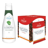 Clorofila Líquida Concentrada + Natural Teatox Shelo