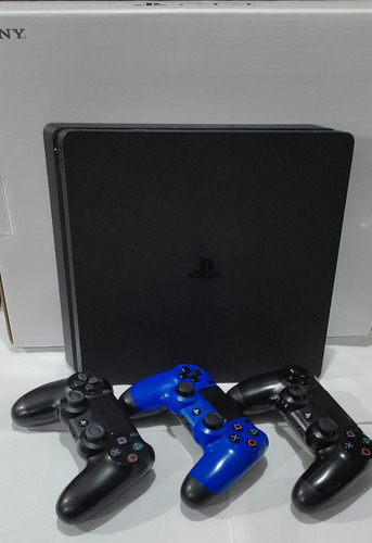 Sony Playstation 4 Slim Estándar 1 Tb Negro Azabache Usado 