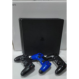 Sony Playstation 4 Slim Estándar 1 Tb Negro Azabache Usado 