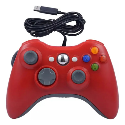 Kuake Control Gamepad Para Xbox 360 Alámbrico Pc Windows Rojo | MercadoLibre