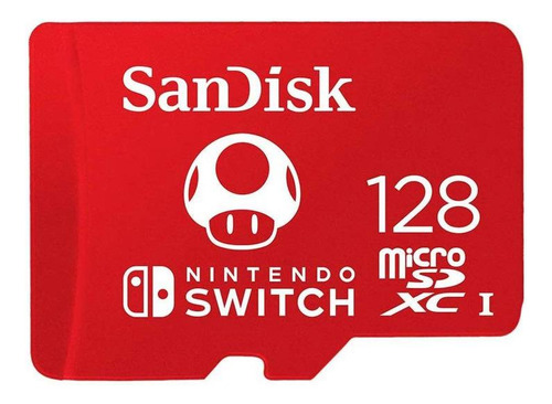 Memoria Sandisk Micro Sd 128gb Para Nintendo Switch Sdsqxao