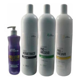 Combo Alisado F4 + F3 + Shock Keratina + Dry Botox