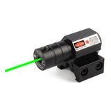 Colimador Mira Laser Verde Kit Com Bateria E Carregador