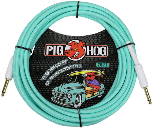 Pig Hog Pch20sg - Cable De Instrumento Para Guitarra De 1/4 