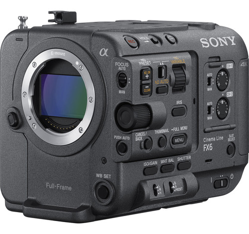 Filmadora Sony Ilme-fx6v 4k - Corpo