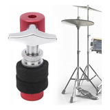 Kit De Batería Hihat Cymbal Clutch De Alta Calidad, Rojo Y N