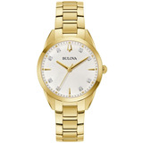 Reloj Bulova 97p161 Dorado Sutton Original Para Dama E-watch