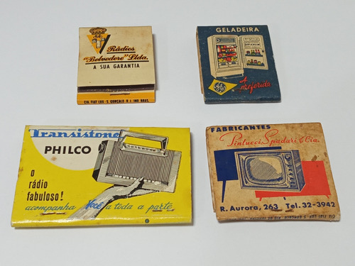 Caixas De Fósforos Philco General Eletric Antigas