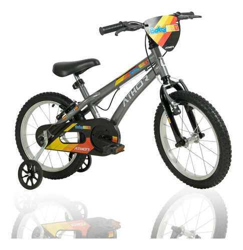 Bicicleta Aro 16 Mtb Infantil Athor Baby Boy C/ Rodinhas