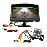 Kit Pantalla Monitor 4.3 Y Camara Marcha Atras Entrada Rca