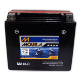 Bateria Moura Hd 18ah Moto 12v 18a 18 Amperes Ma18-d + Nf-e