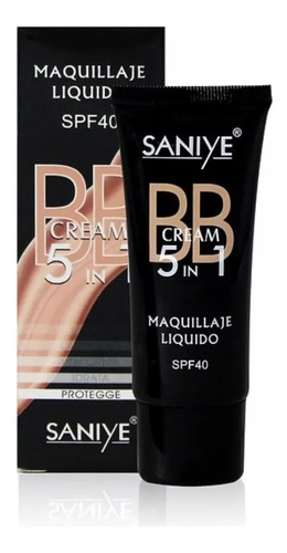 Base De Maquillaje Líquida Saniye Bb Cream Bb Cream Bb Cream Maquillaje Liquido Tono 104 Beige - 60ml 60g