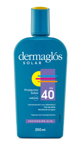 Protector Solar Emulsión Dermaglós Fps 40 X 250 Ml