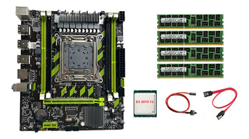 Placa Base X79g Lga2011+cpu E5 2670 V2+4 X 4 Ram Ddr3 Y Conm