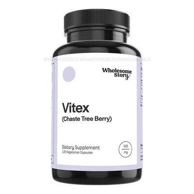 Vitex Wholesome Story Cápsulas Vegetarianas con Baya Árbol Casto 500mg 120 Unidades | Meses sin interés