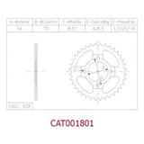 Coronas Zanella 110 Zb 0027 1/2 X 5/16 Z-35 Jwc 001801