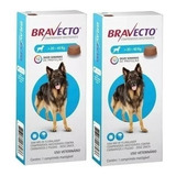 Bravecto Combo 2 Unid 1000 Mg Comprimido Cães 20 A 40 Kg
