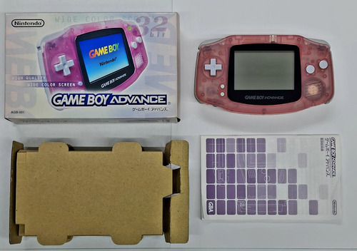 Game Boy Advance Clear Pink