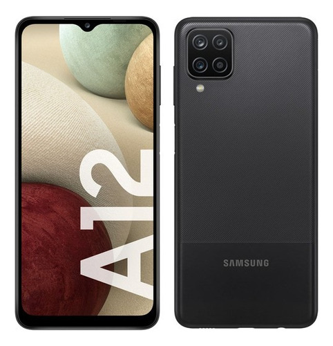 Samsung Galaxy A12 128gb Negro 4gb Ram