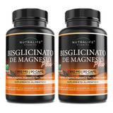 Bisglicinato / Glicinato De Magnesio Plus Lf 180 Caps 2x90 