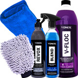 Shampoo De Carro V-floc 1,5l Cera Blend Spray Revox Pretinho