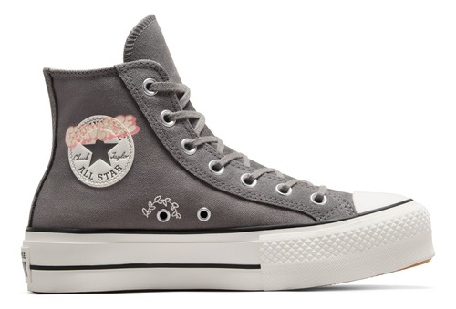 Tenis Converse Ctas Lift Hi Artful Grunge A09165c Mujer