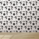 Papel De Parede Adesivo    Crianças  Bola De Futebol 2 M