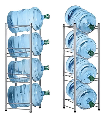 Rack Estante Organizador De 4 Botellones Bidones Agua 20 L