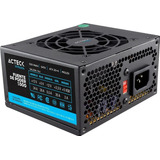 Fuente De Poder Acteck Af-b500 Slim 500w 24 Pin Sata Negro E