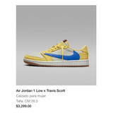 Jordan 1 Low X Travis Scott 6.5 Mx  Canary