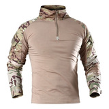 Hombre Uniforme Militar Táctico Hombres Camisa De Combate