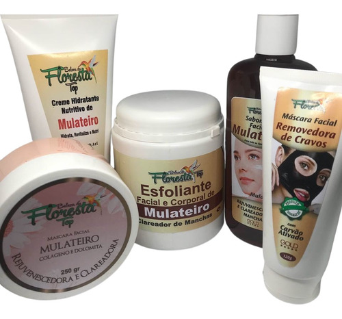 Kit Mulateiro C/ 5 Produtos - Anti Idade E Manchas