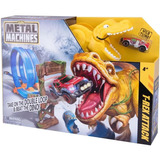 Pista Dinosaurio Metal Machines Zuru T-rex Con Auto Wheels
