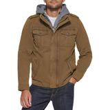 Campera Abrigo Levis Militar Jacket Con Capucha Hombre