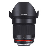 Lente Samyang Sy16m-c De 16 Mm F / 2.0 Para Canon Ef Eos