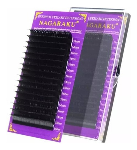 Blister Pestañas Nagaraku Aplicacion Mink 1x1 1pza 1 Medida