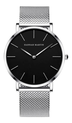 Reloj Hombre Analógico Acero Elegante Moderno Hannah Martin