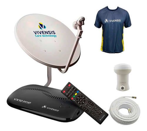 Kit Receptor Digital Tv Satélite - Vivensis 5g