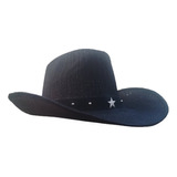 Sombrero Negro Gastado Vaquero Cowboy Western Country