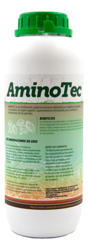 Fertilizante Organico Mineral Aminotec® 1x Litro Aminoacidos