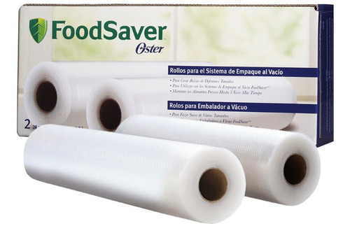 Rollos Empaque Al Vacío Oster Foodsaver 28cms*5.4 Mts Caja*2