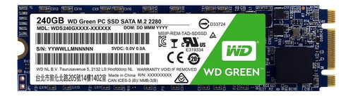 Disco Sólido Interno Western Digital Wd Green Wds240g1g0b 240gb Verde