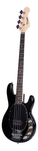 Bajo Electrico Activo Parquer Tipo Musicman Negro Con Funda Cantidad De Cuerdas 4 Orientación De La Mano Diestro