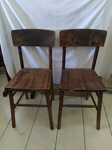 Cadeiras Antigas Em Madeiras( Ler A Descrição)