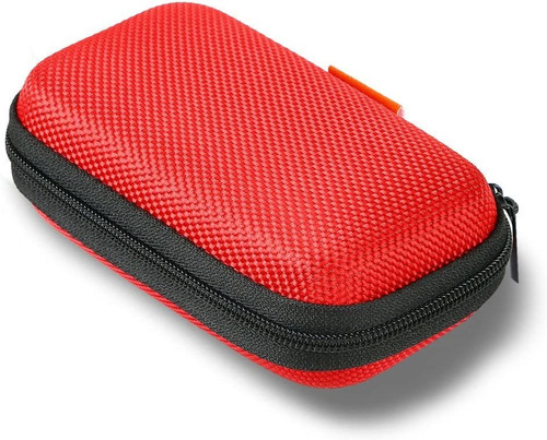 Estuche Rigido Para Auriculares - Rojo