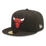 New Era Gorra Chicago Bulls Classic Negra 59fifty Cerrada